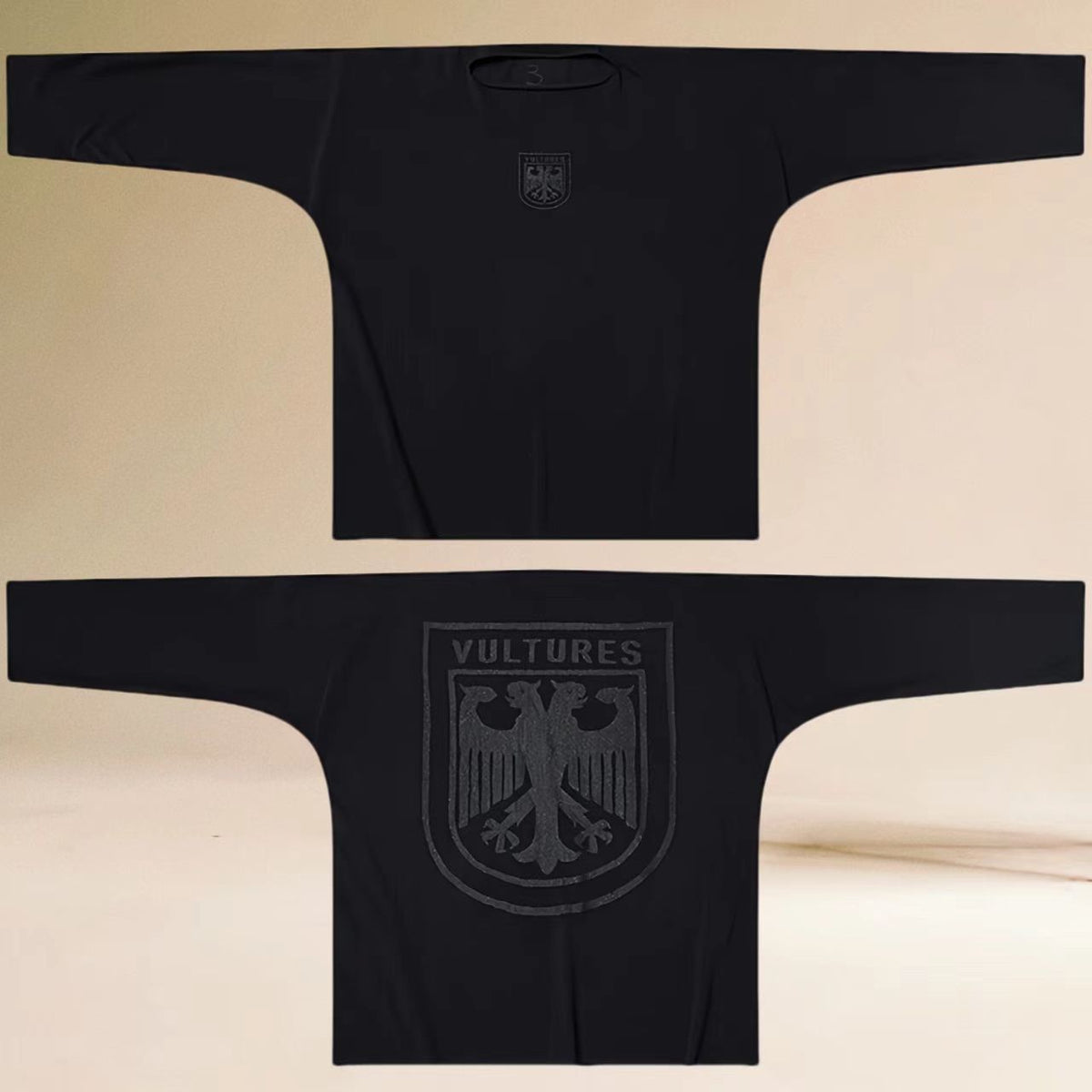 Vultures Double-Headed Eagle Graphic Long Sleeve T-Shirt